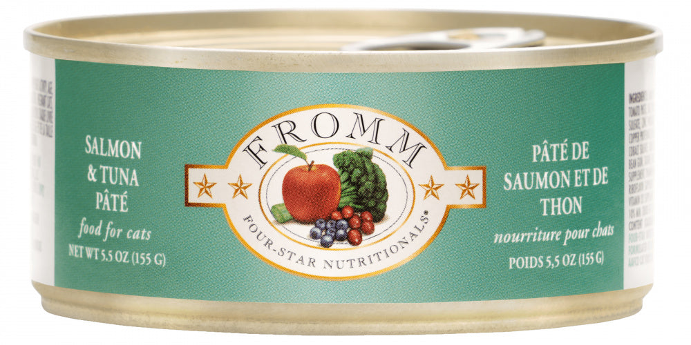 Fromm Four Star Grain Free Salmon & Tuna Pate Canned Cat Food