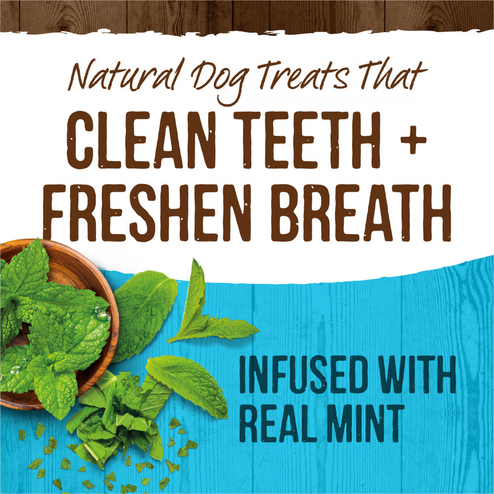 Merrick Fresh Kisses Grain Free Mint Breath Strips Small Dental Dog Treats