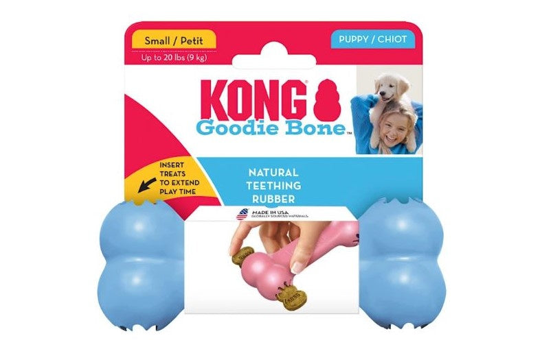 KONG Puppy Goodie Bone with Rope XS Dog Toy