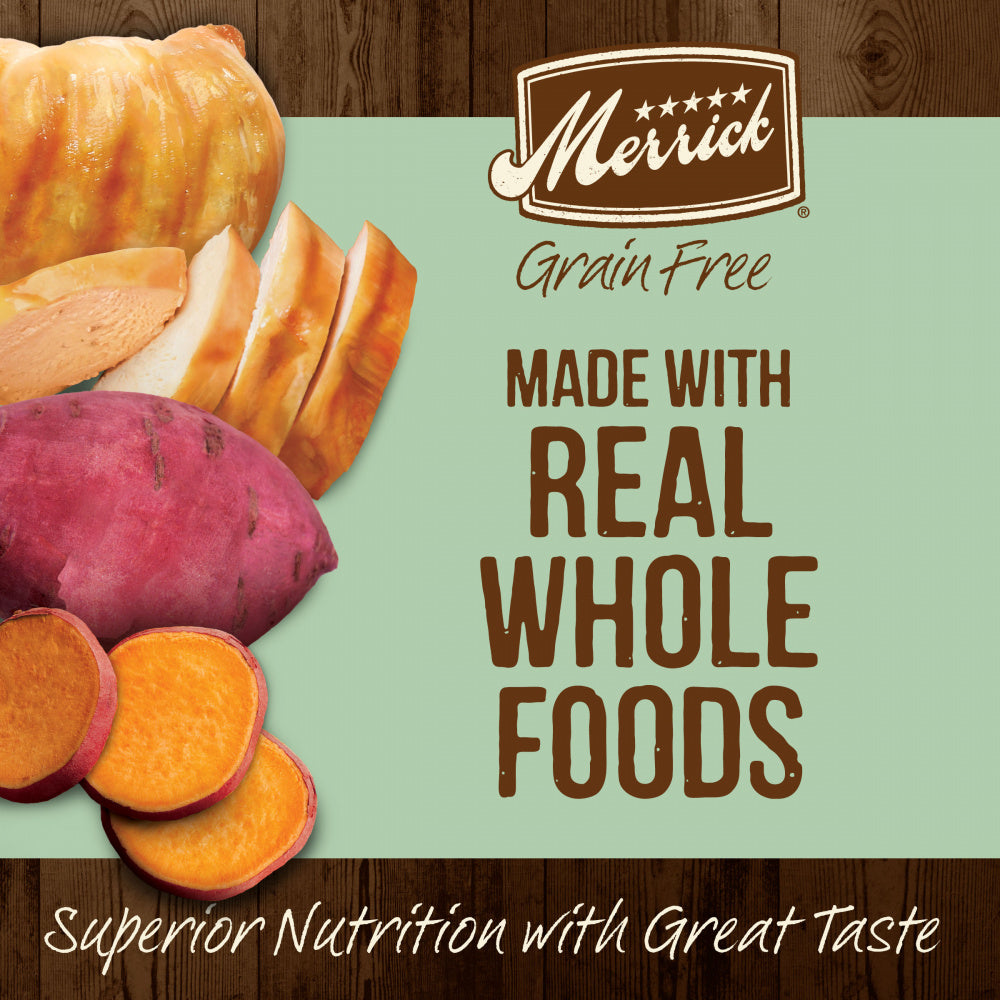 Merrick Grain Free Senior Real Chicken & Sweet Potato Recipe Dry Dog Food