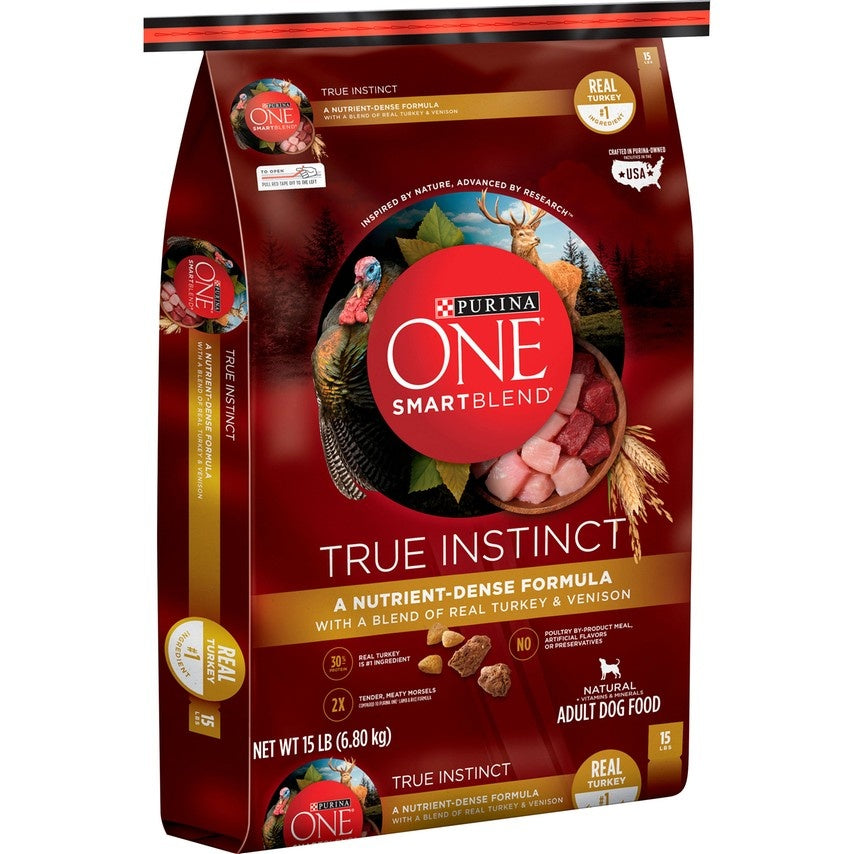 Purina ONE SmartBlend True Instinct Turkey & Venison Dry Dog Food