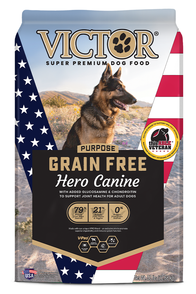 Victor Grain Free Hero Canine Formula with Glucosamine Dry Dog Food