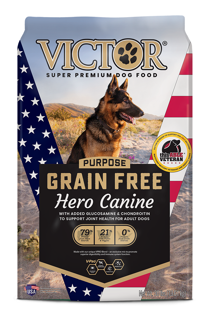 Victor Grain Free Hero Canine Formula with Glucosamine Dry Dog Food