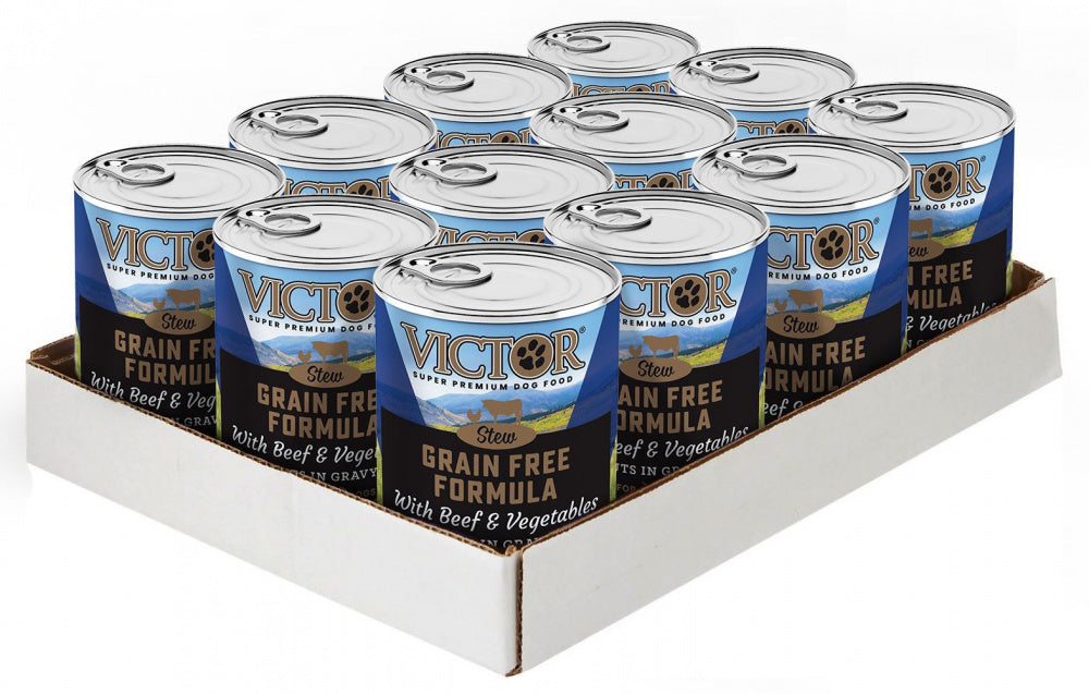 Victor Grain Free Beef & Vegetable in Gravy Canned Dog Food