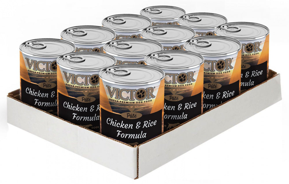 Victor Chicken & Rice Pate Canned Dog Food