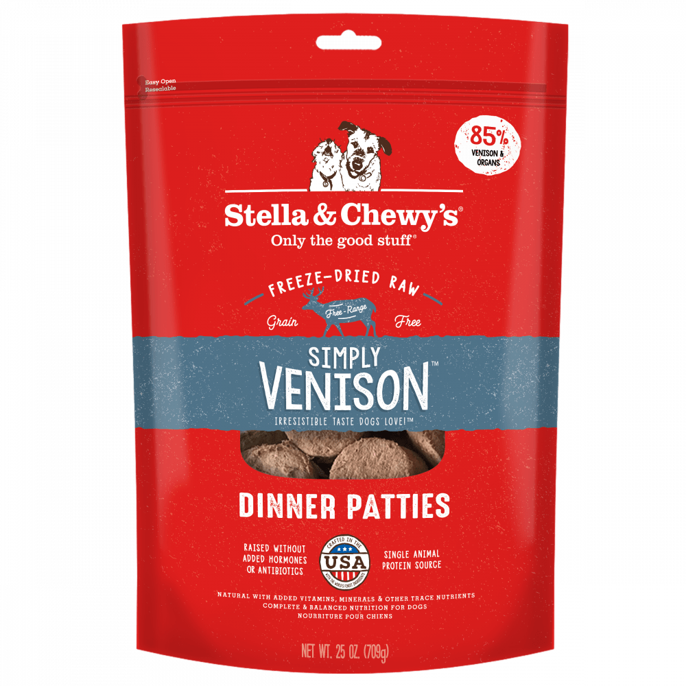 Stella & Chewy’s Simply Venison Freeze-Dried Raw Patties Dog Food