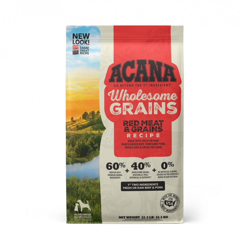 ACANA + Wholesome Grains Red Meat Recipe Dry Dog Food