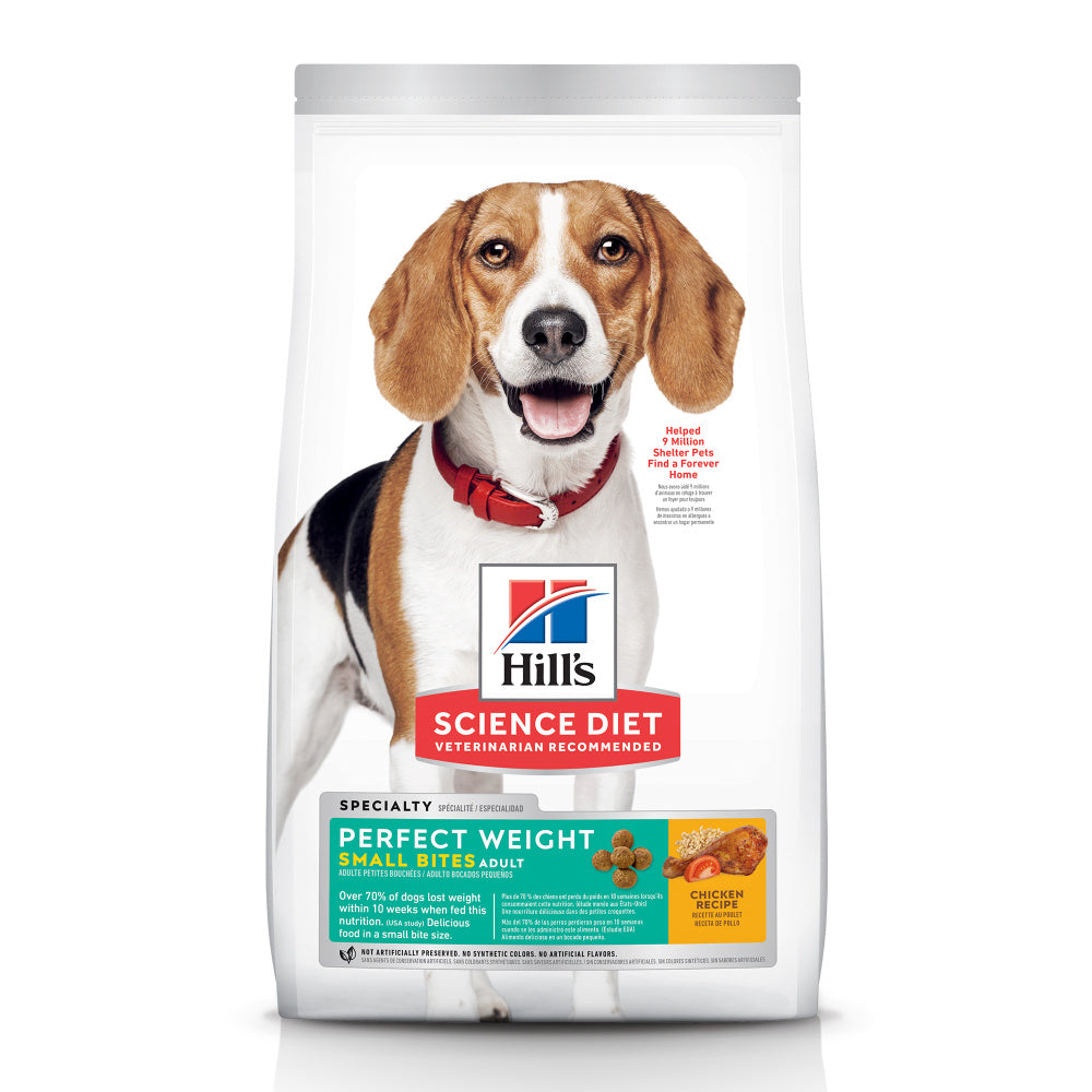 Hill’s Science Diet Perfect Weight Chicken Recipe Small Bites Adult Small Breed Dry Dog Food