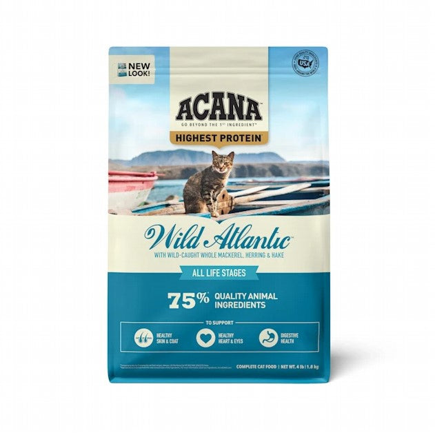 ACANA Grain Free Wild Atlantic Freeze Dried Coated Dry Cat Food