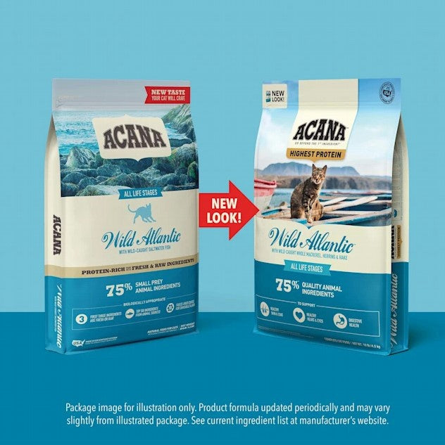 ACANA Grain Free Wild Atlantic Freeze Dried Coated Dry Cat Food