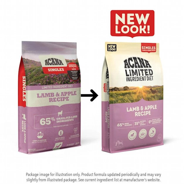 ACANA Singles Lamb & Apple Recipe Grain Free Dry Dog Food