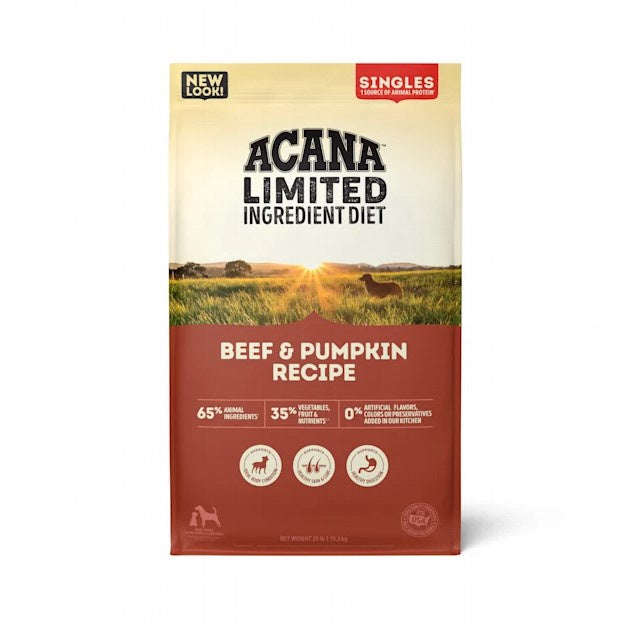 ACANA Singles Beef & Pumpkin Recipe Grain Free Dry Dog Food