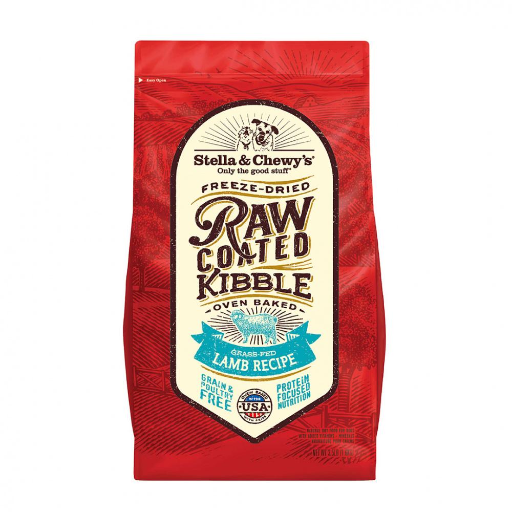 Stella & Chewy’s Raw Coated Kibble Grass Fed Lamb Recipe Dry Dog Food