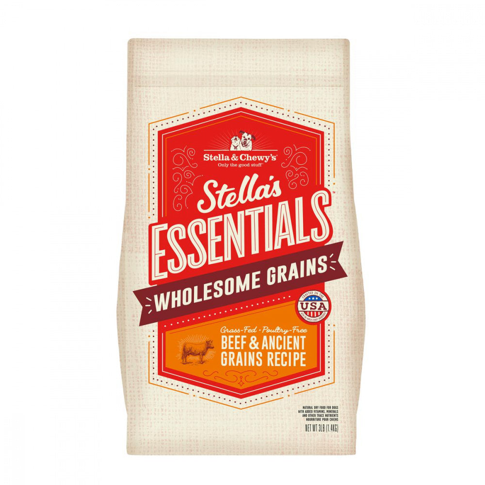 Stella & Chewy’s Stella’s Essentials Kibble Grass Fed Beef & Wholesome Grains Recipe Dry Dog Food