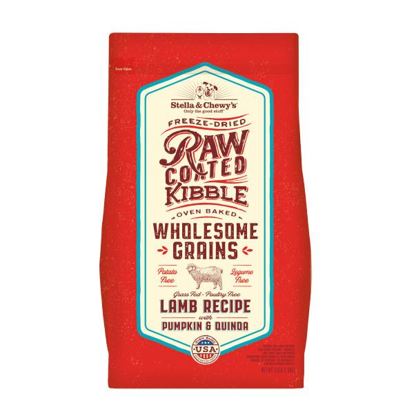 Stella & Chewy’s Raw Coated Kibble With Wholesome Grains Grass Fed Lamb Recipe Dry Dog Food