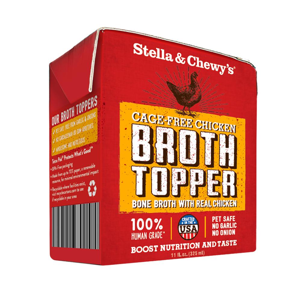 Stella & Chewy’s Cage Free Chicken Broth Food Topper for Dogs