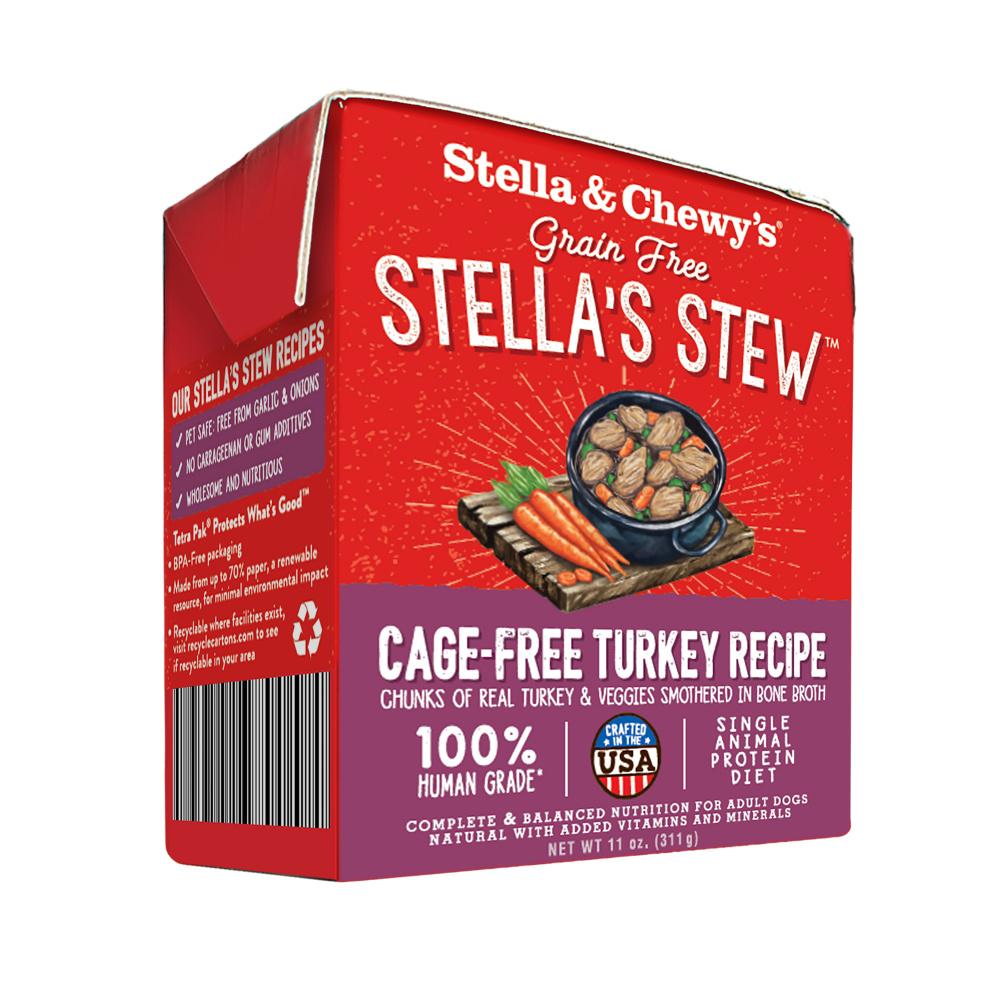 Stella & Chewy’s Stella’s Stew Cage Free Turkey Recipe Food Topper for Dogs