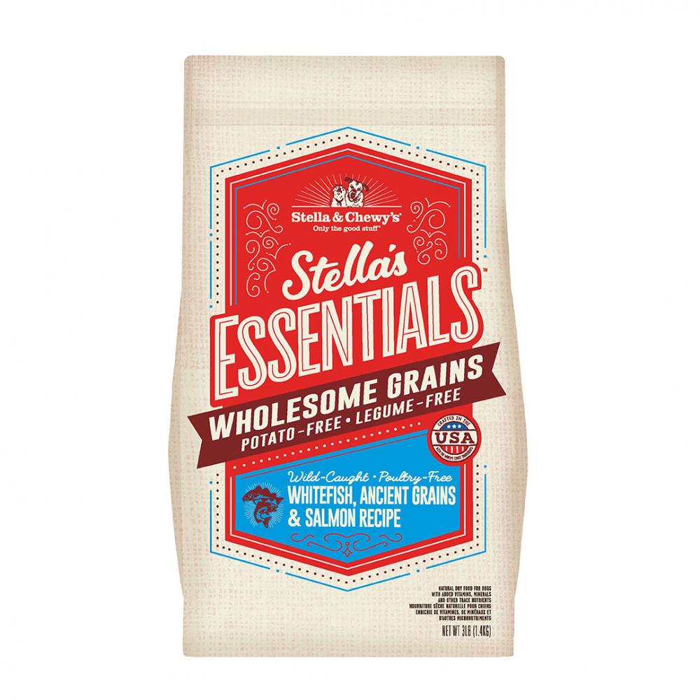 Stella & Chewy’s Stella’s Essentials Kibble Wild Caught Whitefish & Salmon Recipe Dry Dog Food