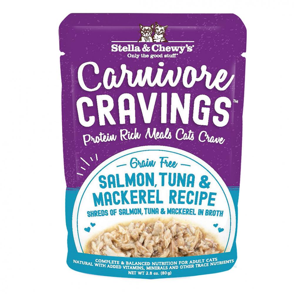 Stella & Chewy’s Carnivore Cravings Salmon, Tuna & Mackerel Recipe Wet Cat Food