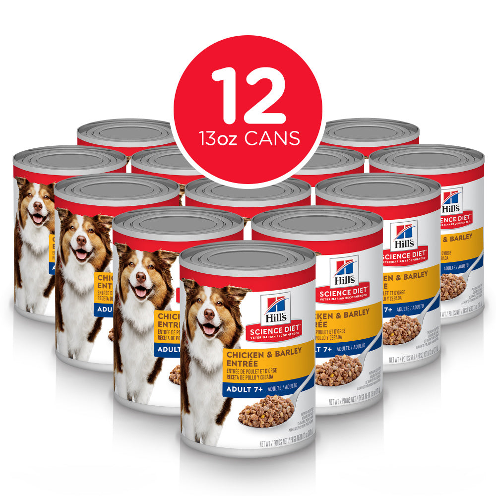 Hill’s Science Diet Senior 7+ Chicken & Barley Entree Canned Dog Food