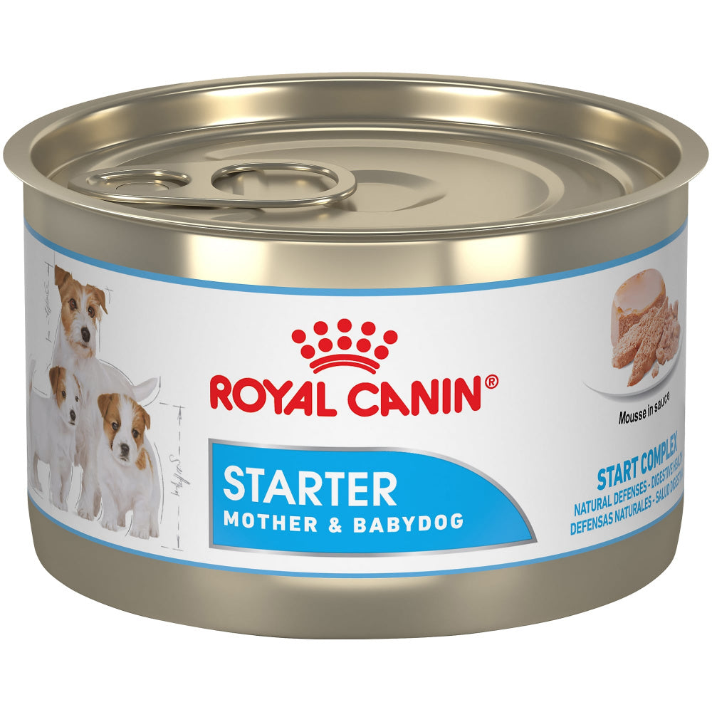 Royal Canin Size Health Nutrition Starter Mother & Babydog Mousse In Sauce Canned Dog Food