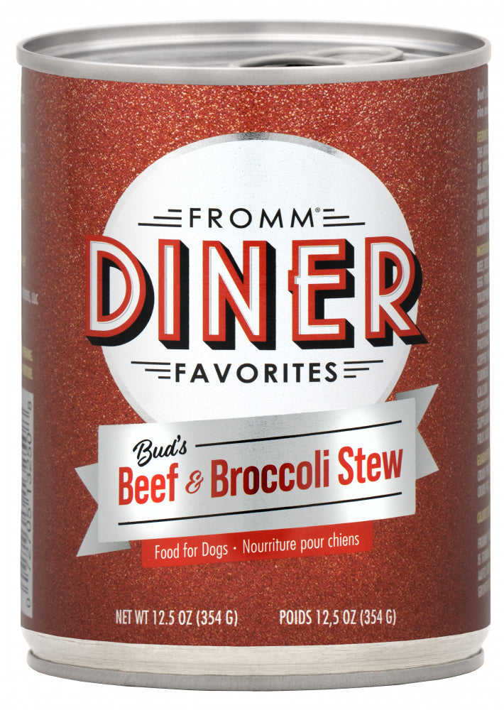 Fromm Diner Favorites Bud’s Beef & Broccoli Stew Canned Dog Food