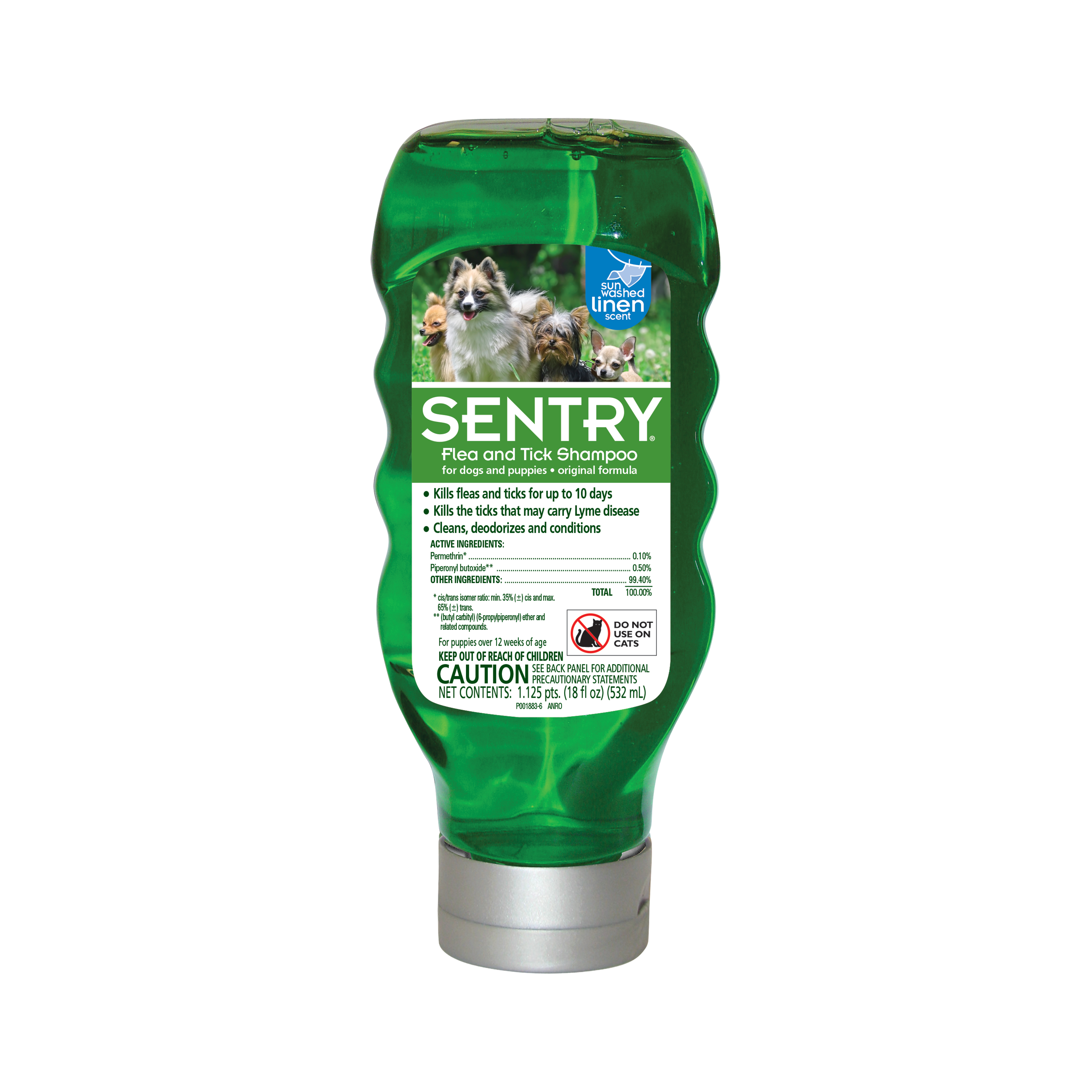 Sentry Original Flea & Tick Shampoo Dog 18OZ