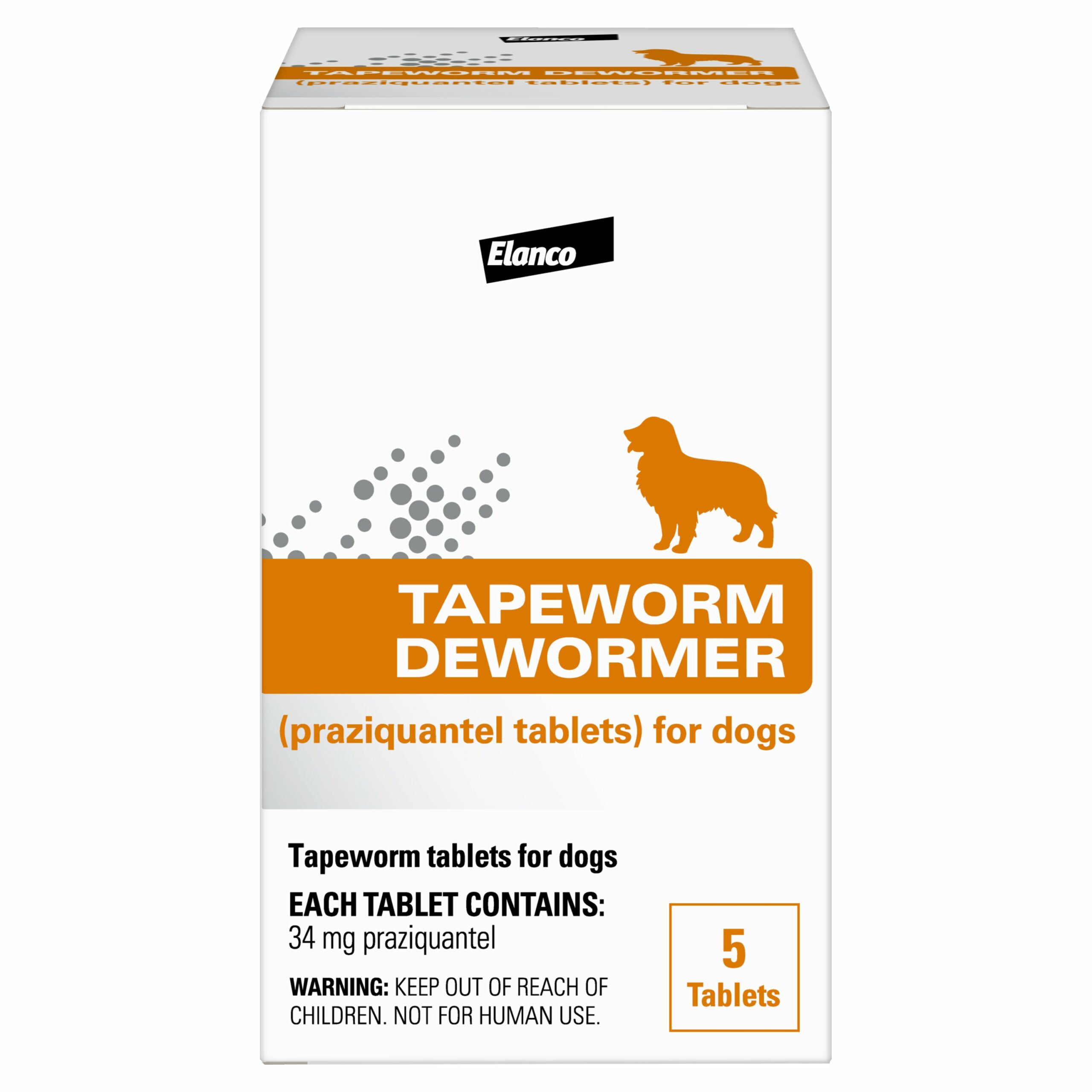 Elanco Tapeworm Dewormer for Dogs, 5ct.