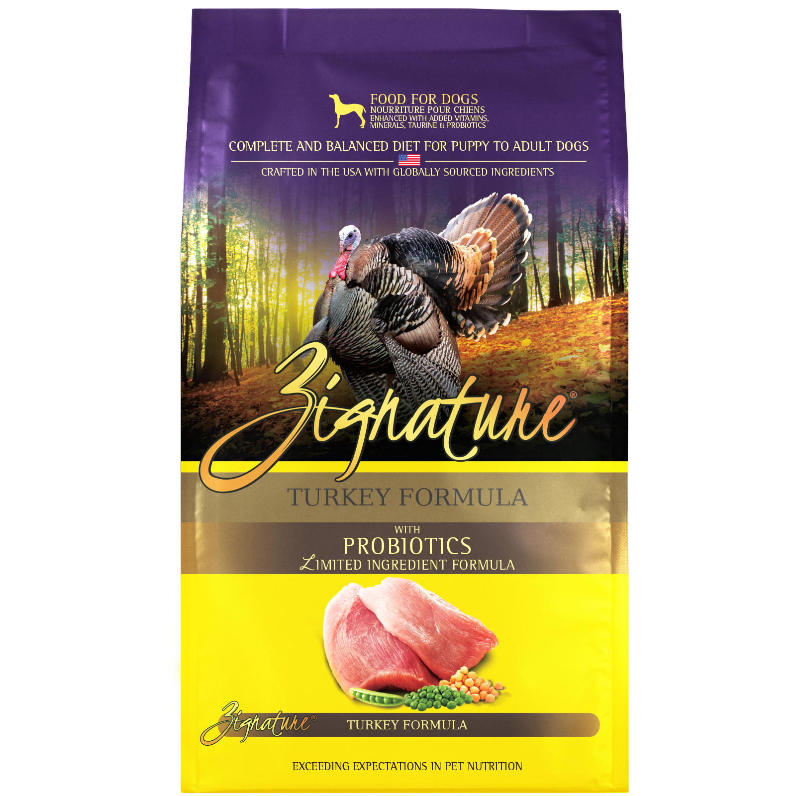 Zignature Turkey Formula Dry Dog Food, 25lb