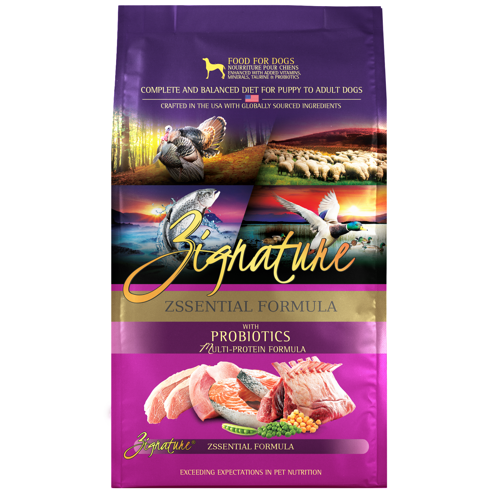 Zignature Zssential Formula Dry Dog Food, 4lb