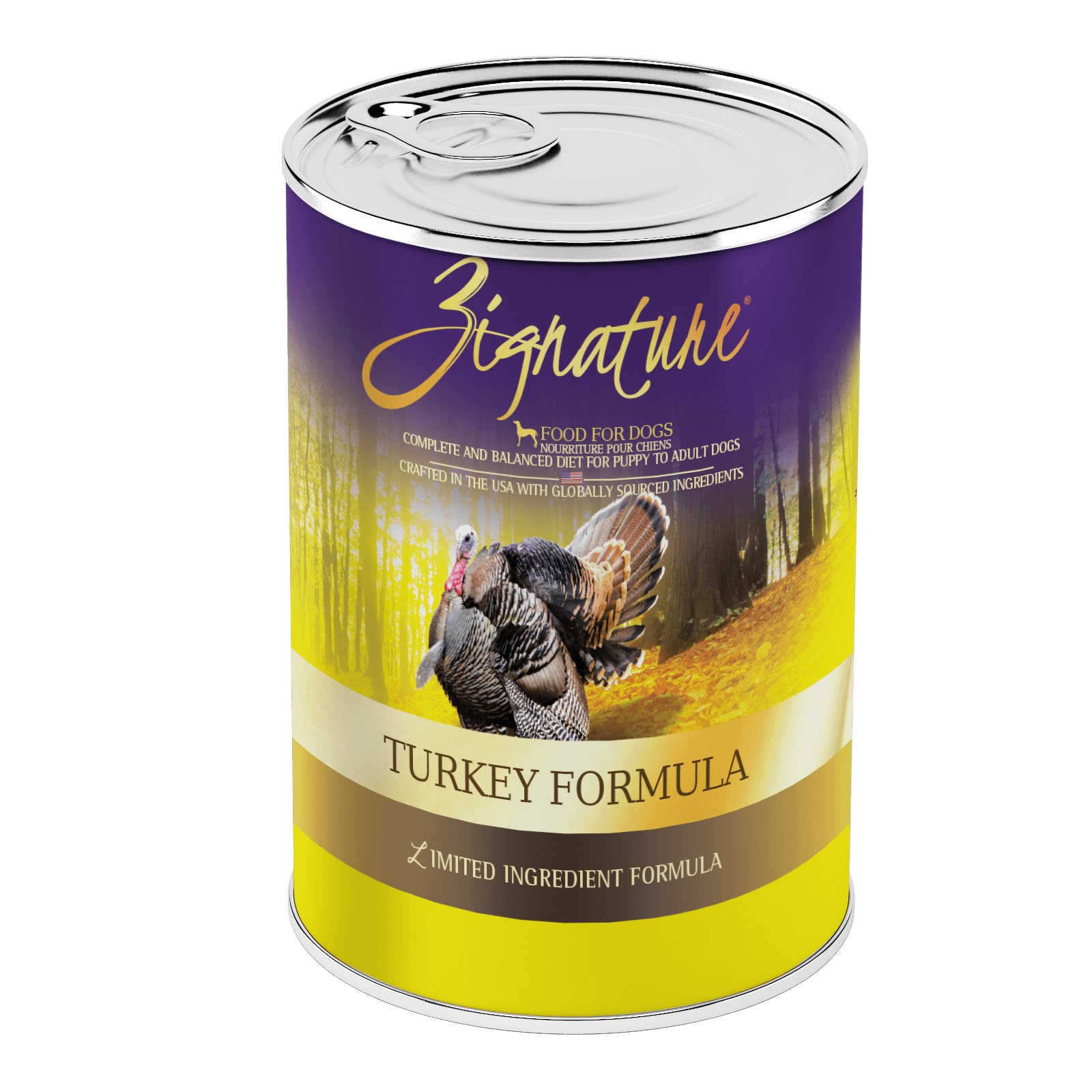 Zignature Turkey Formula For Dog Canned Food, 13oz