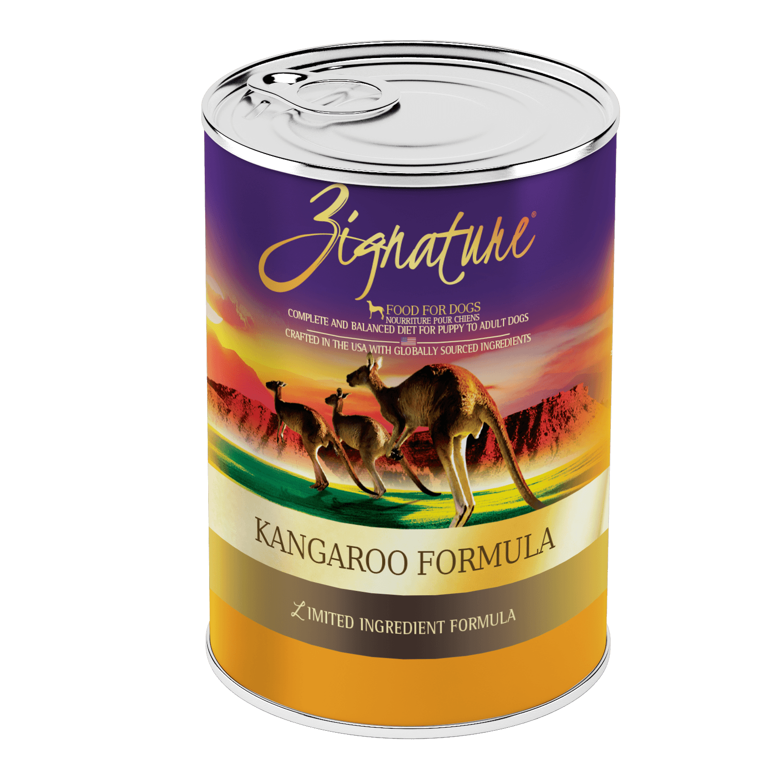 Zignature Kangaroo Formula For Dog Canned Food, 13oz