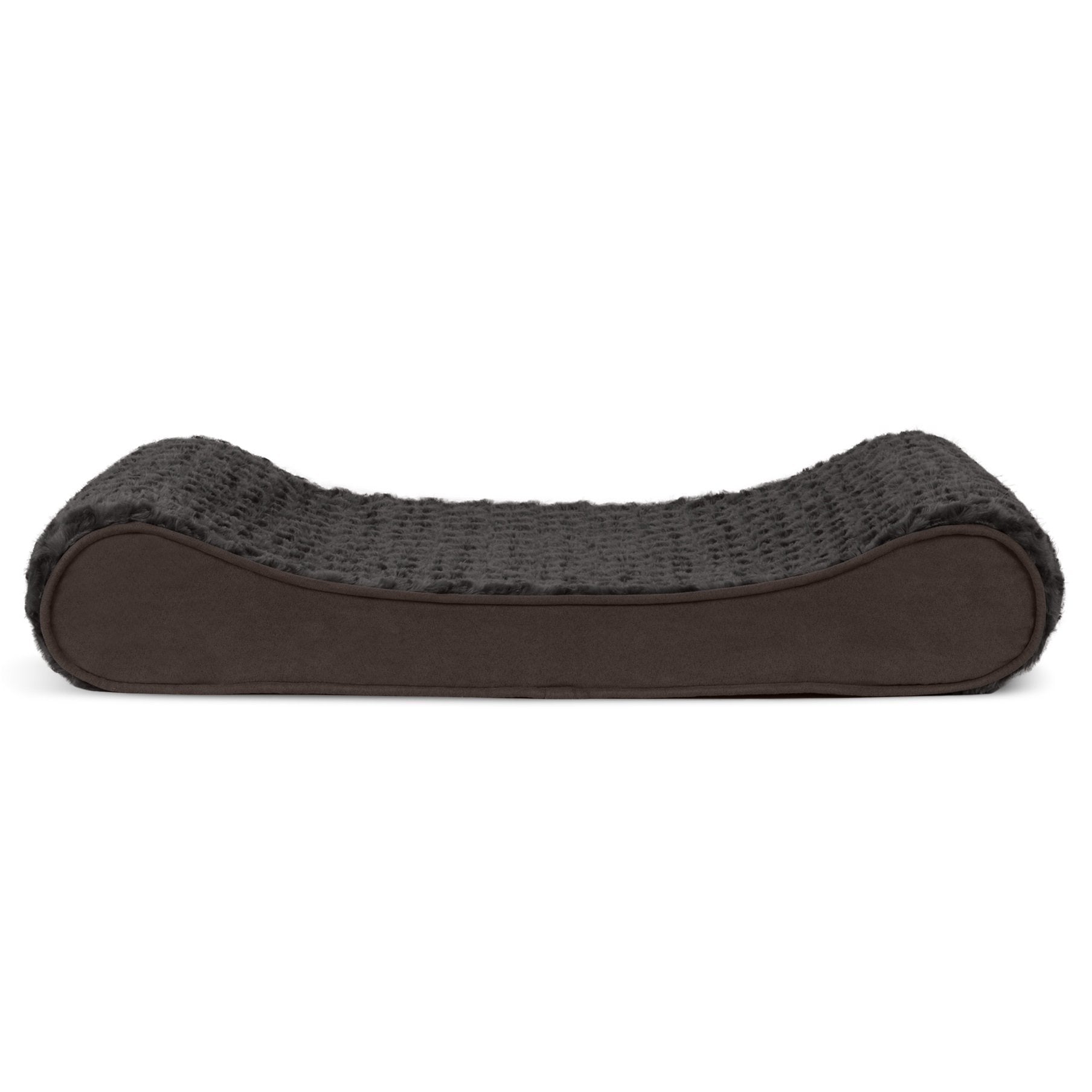 FurHaven Ultra Plush Luxe Lounger Orthopedic Dog Bed – Medium, Chocolate