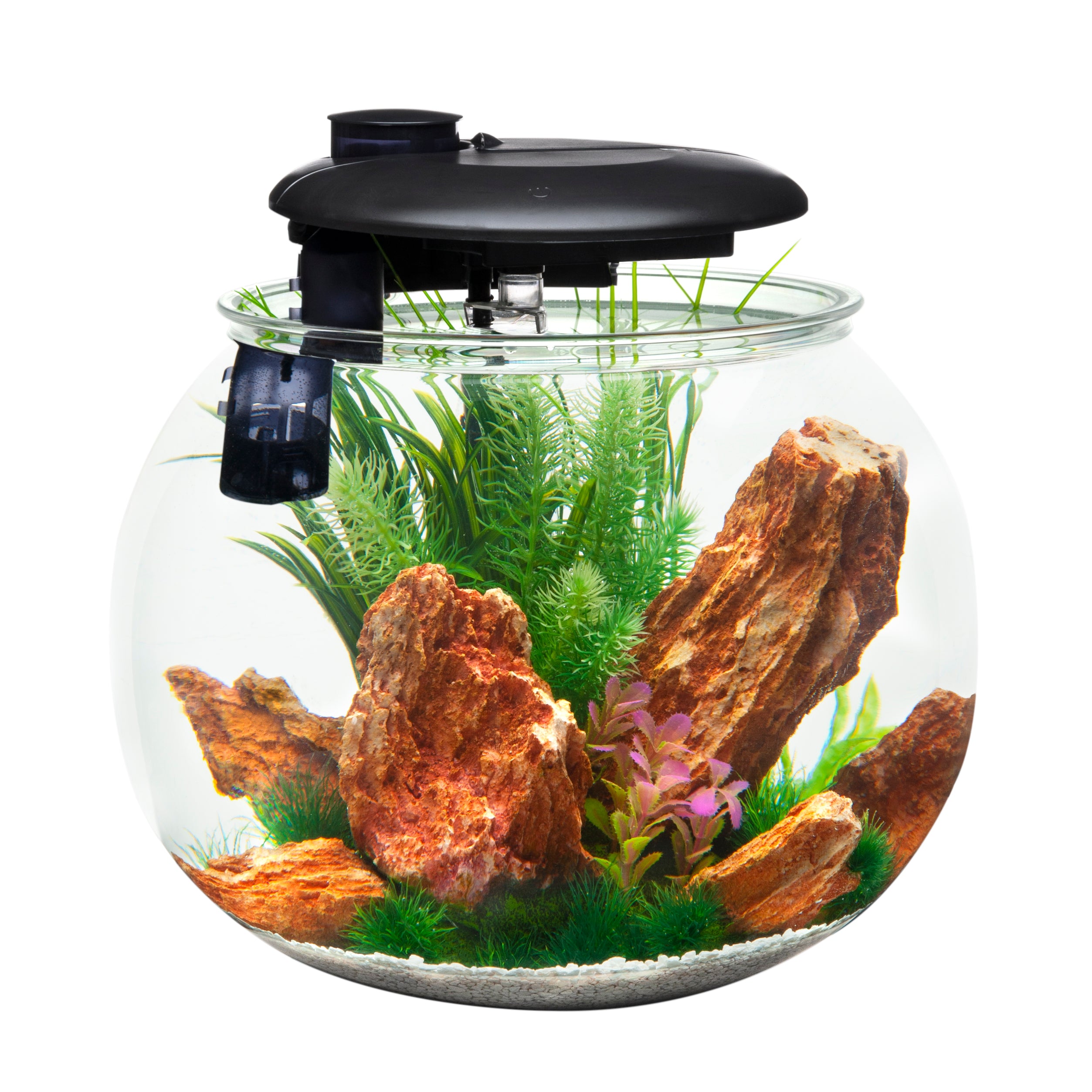 Penn-Plax AquaSphere 360 Polycarbonate Bowl-Shaped Aquarium 10 Gallon