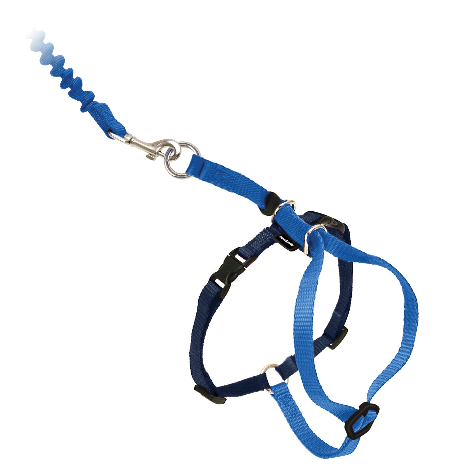 PetSafe Come with Me Kitty Harness and Bungee Leash – Adjustable, Lightweight Harness for Cats, Royal Blue