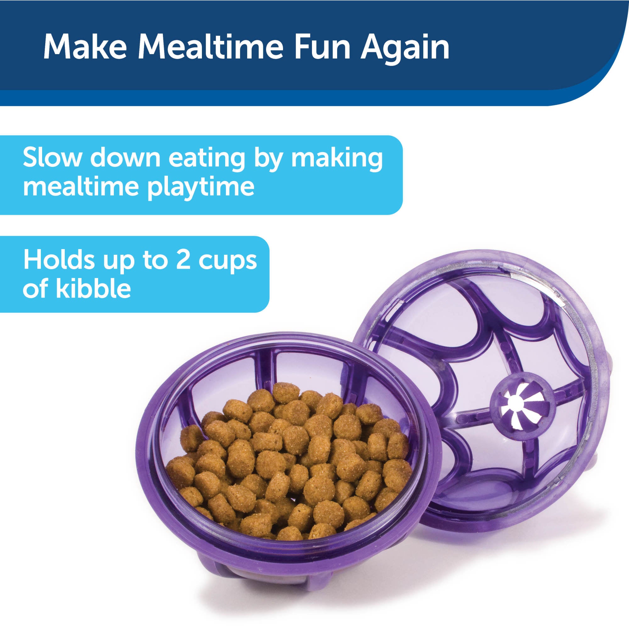 PetSafe Busy Buddy Kibble Nibble – Dog Toy – Treat and Food Dispenser – Slow feeder